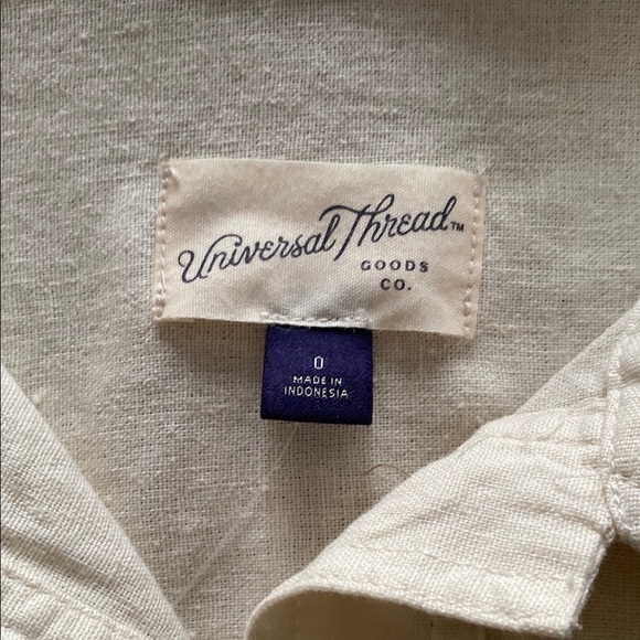 Universal Thread Cream Wide Leg Jumpsuit - Picture 9 of 10